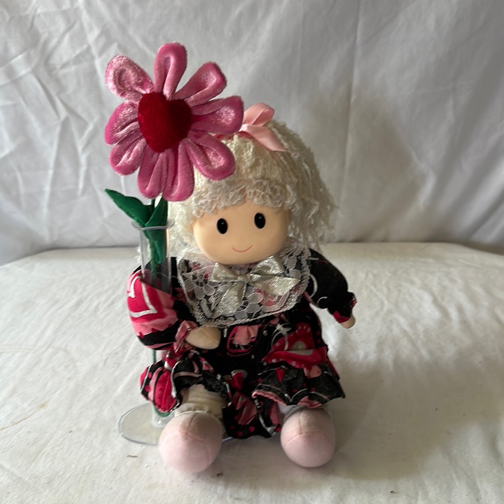 Softie Doll with Flower